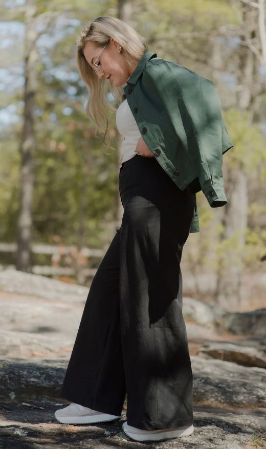 LOUVE # PANTALON LARGE À PINCES LOUVE # PANTALON LARGE À PINCES