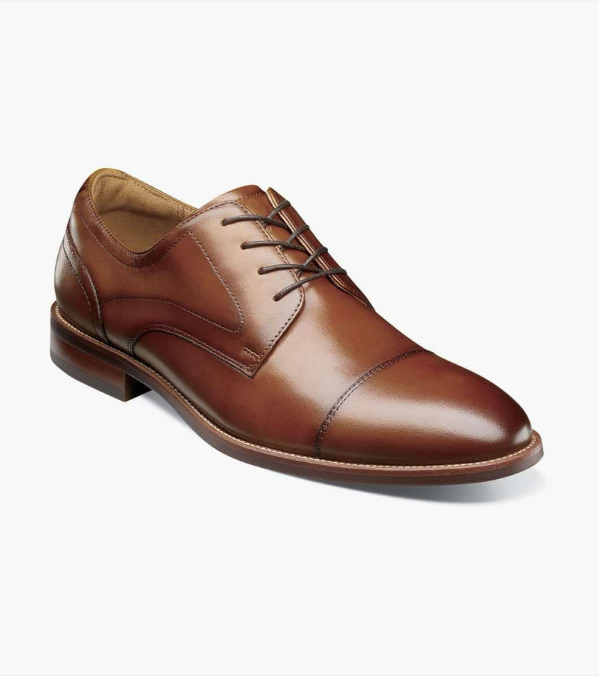 FLORSHEIM # RUCCI PLAIN COGNAC - 6404 - FLORSHEIM