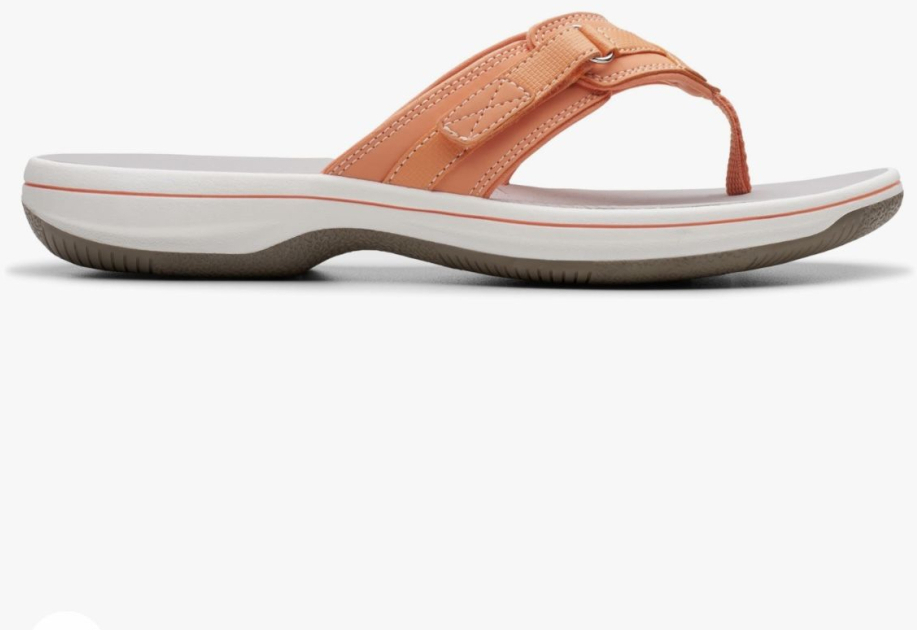 CLARKS # BREEZE SEA TANGERINE - - CLARKS