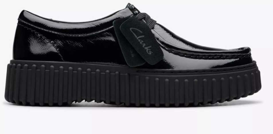 CLARKS # TORHILL BEE NOIR VERNIS - 6570 - CLARKS