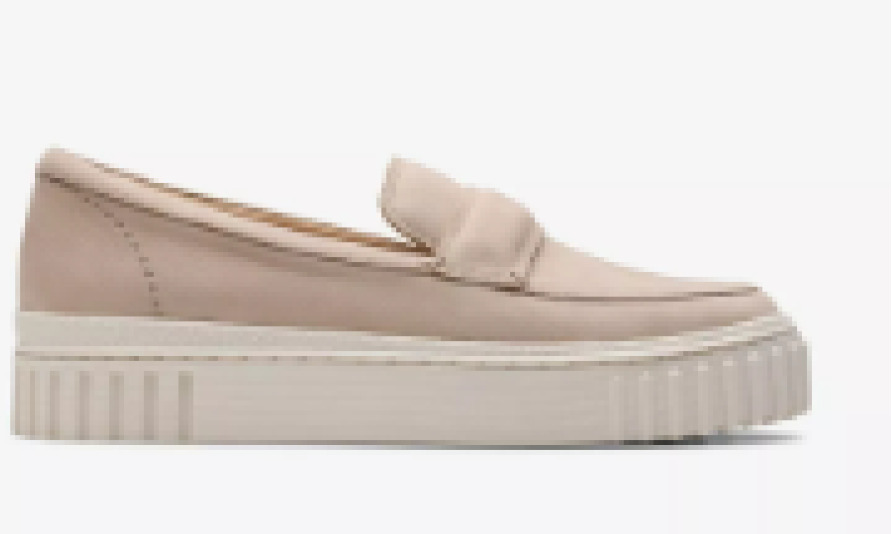 CLARKS # MAYHILL COVE BEIGE NUBUCK - 6496 - CLARKS