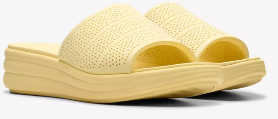 CLARKS DRIFT TWIST JAUNE PALE - 1422 - CLARKS