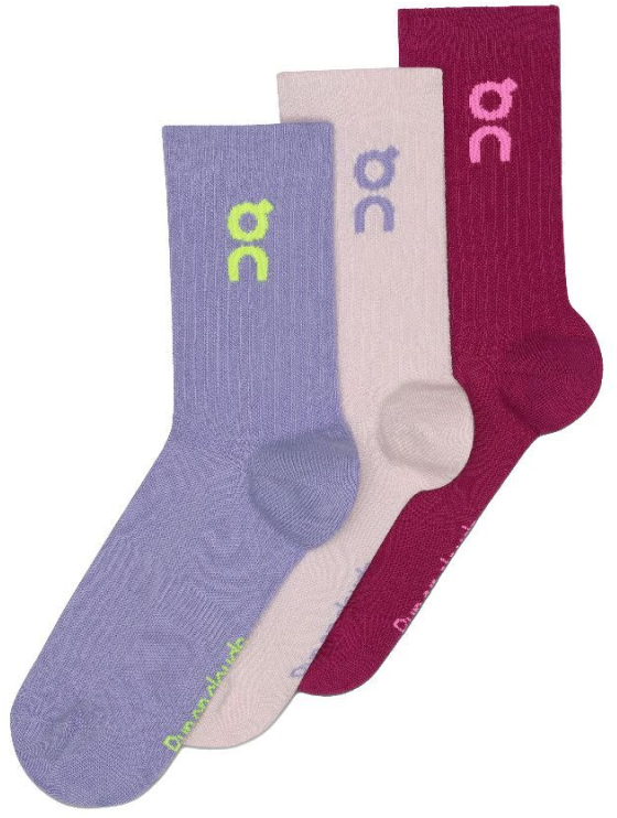 ON RUNNING # BAS LOGO HIGH 3P ORCHID/COM - - ON