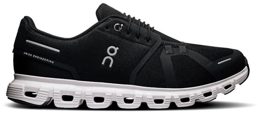 ON # CLOUD 6 BLACK/WHITE NOIR