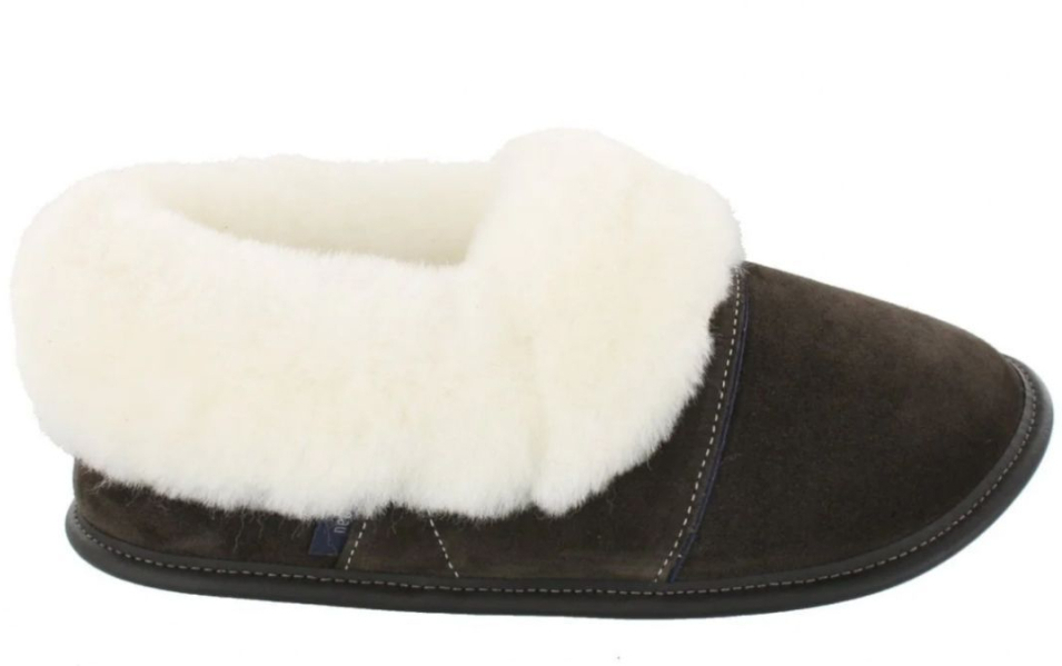 GARNEAU 550 CHOCOLAT BLANC - - PANTOUFLES GARNEAU GROLL INC