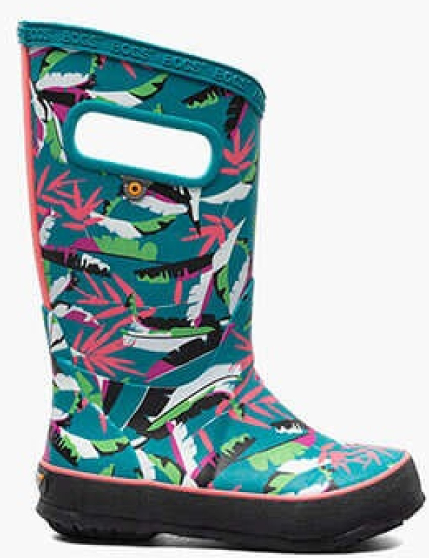 BOGS #RAINBOOT PALM TURQUOISE - 4129 - BOGS