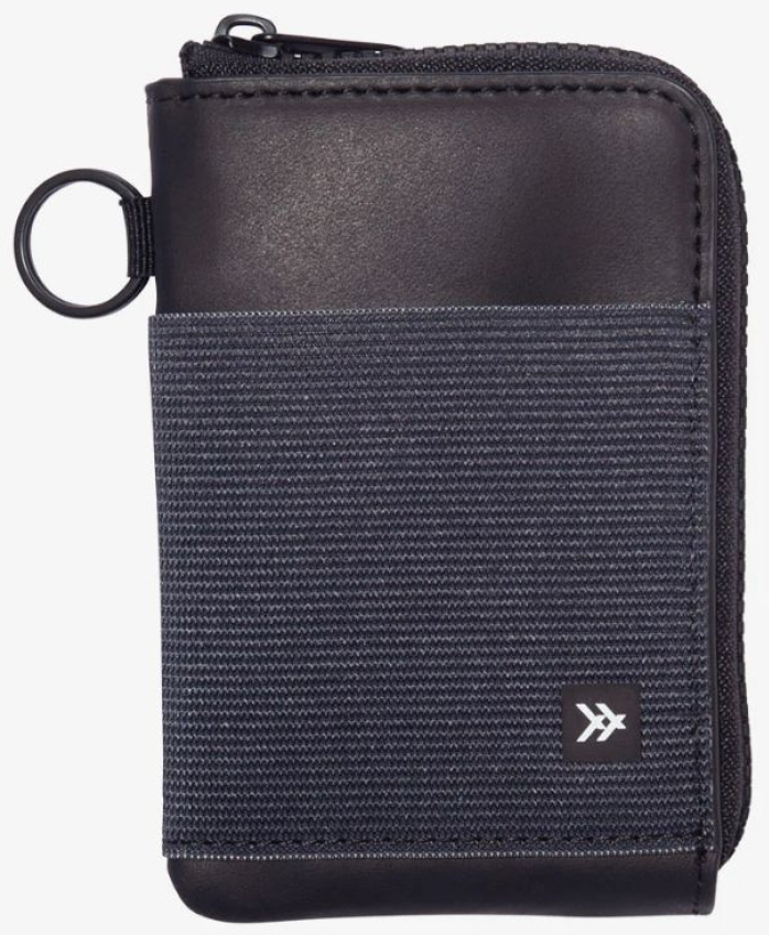 THREAD # ZIPPER WALLET NOIR - - THREAD WALLETS LLC