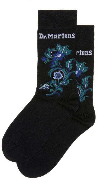 DR MARTENS # FLORAL SOCK - - DR MARTENS