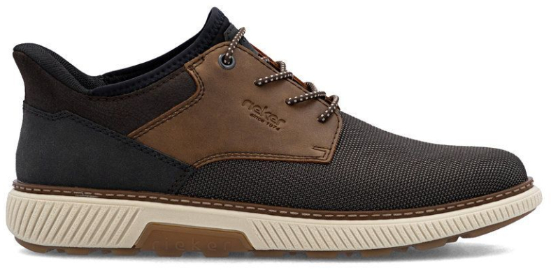 RIEKER # B3357-25 NOIR/BRUN