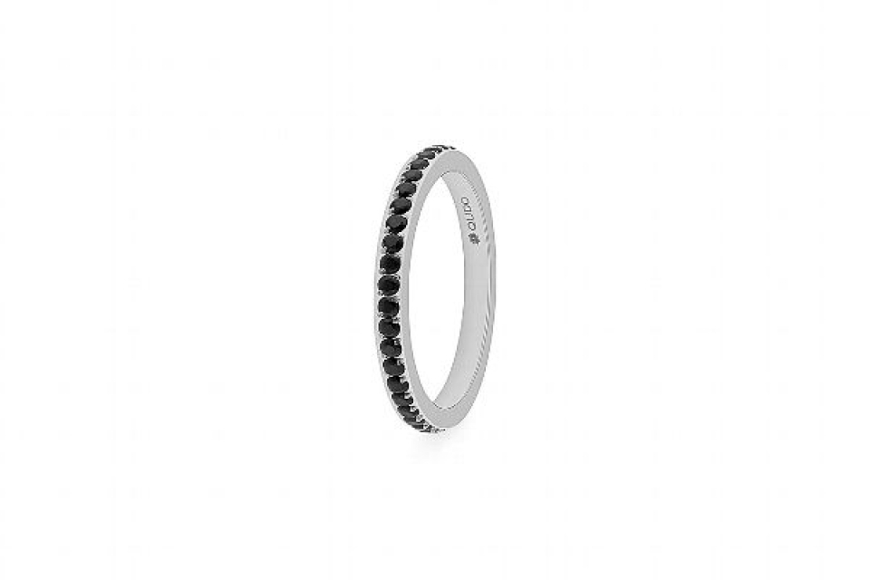 QUDO # RING ETERNITY PIERRE COULEUR - - QUDO