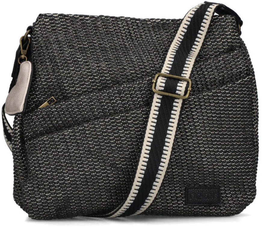 RIEKER # H1004-92 NOIR/BEIGE - - RIEKER