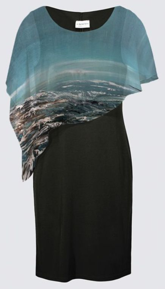 SOPHIE LAMBERT # JONI CAPE DRESS DOUCEUR - - COLLECTION SOPHIE LAMBERT