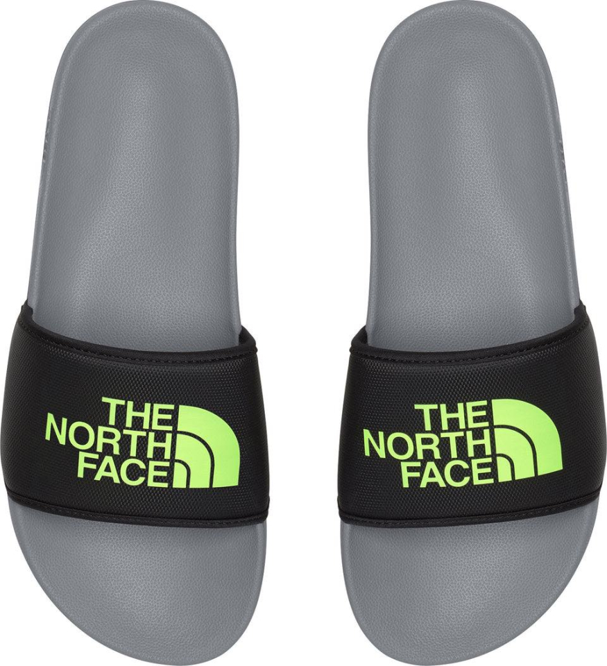 NORTH FACE # CAMP SLIDE NOIR GRIS VERT - - NORTH FACE