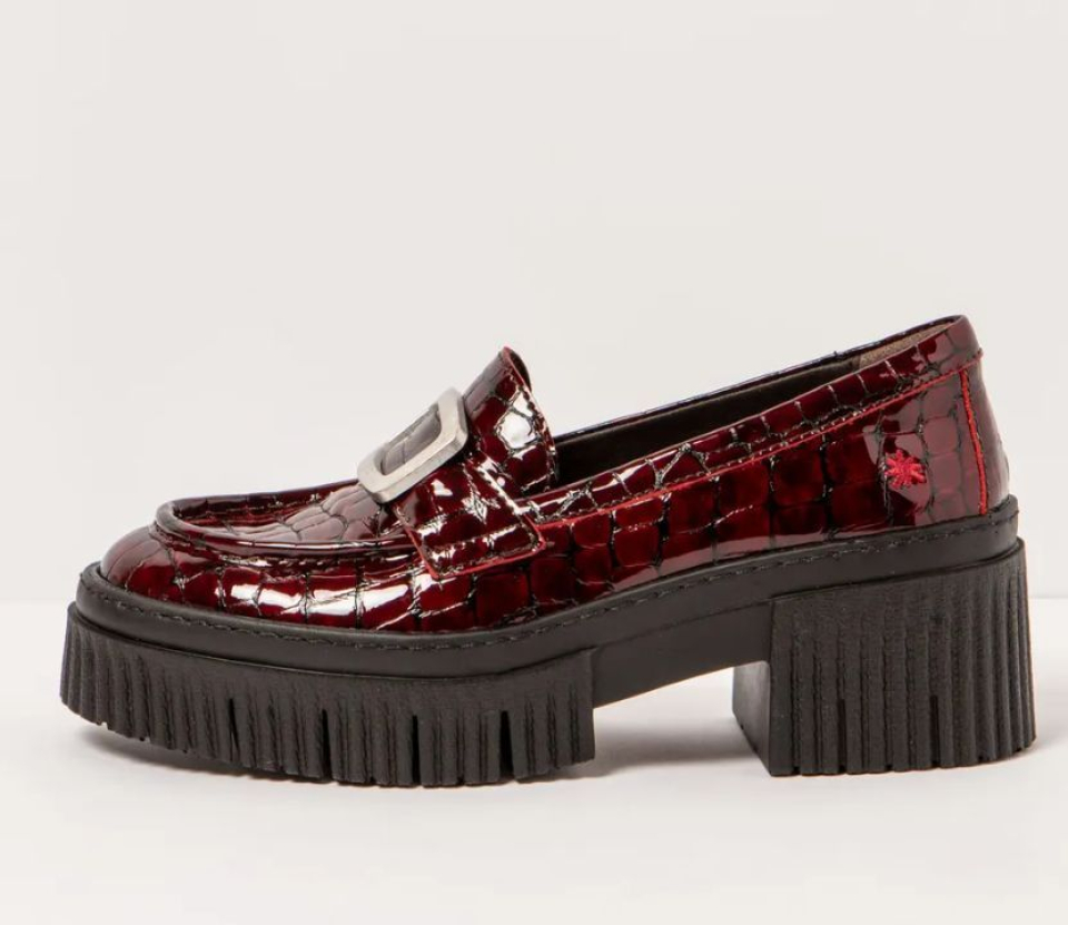 ART # X1372 CROCO BORDEAUX - 3582 - ART
