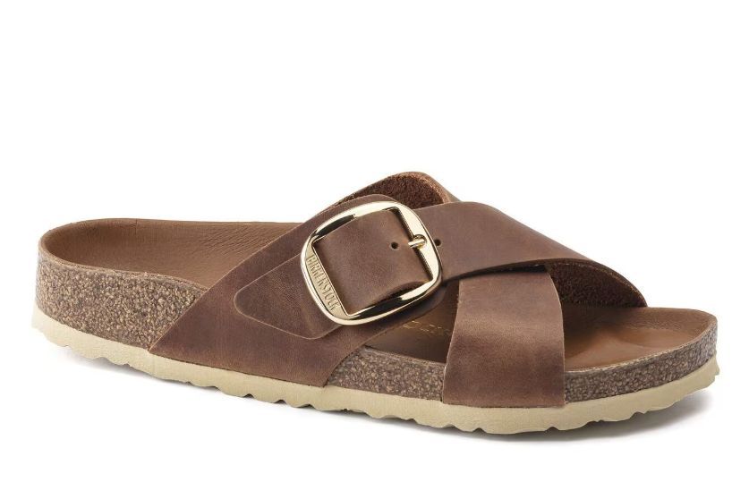 BIRKENSTOCK #SIENA BIG BUCKLE OILED COGN
