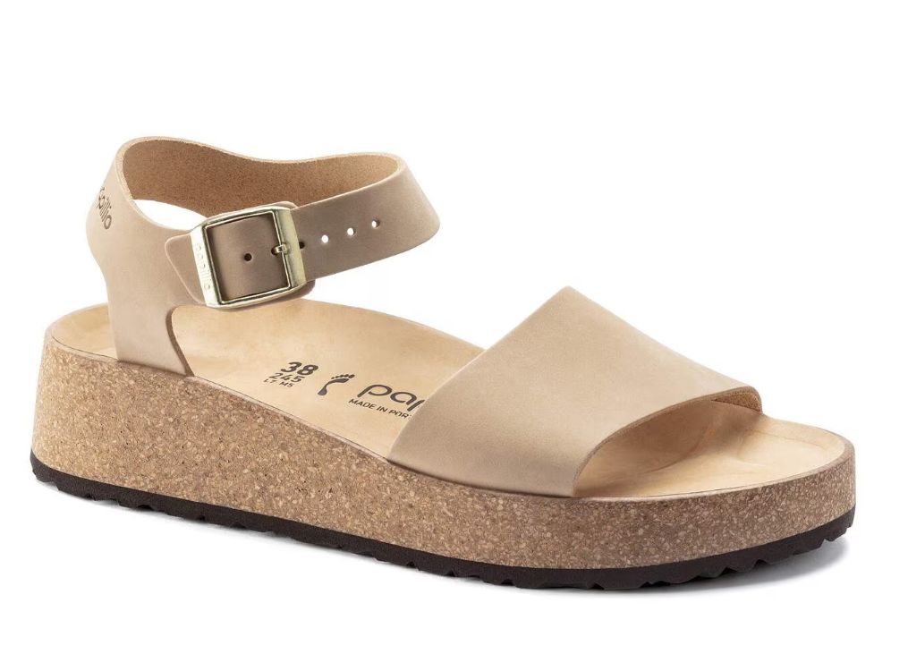 BIRKENSTOCK # GLENDA NUBUCK SANDCASTLE