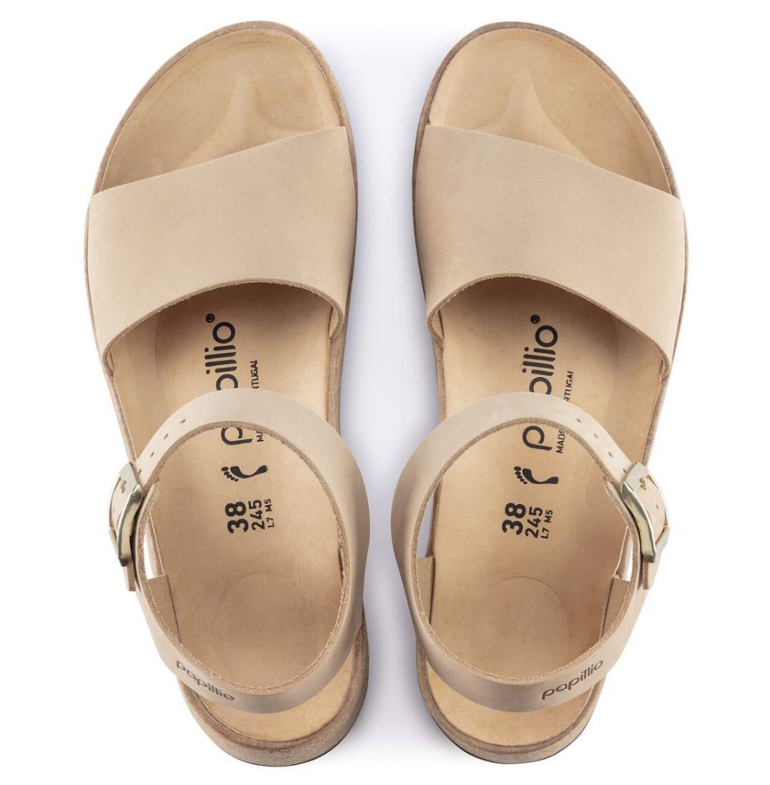 BIRKENSTOCK # GLENDA NUBUCK SANDCASTLE