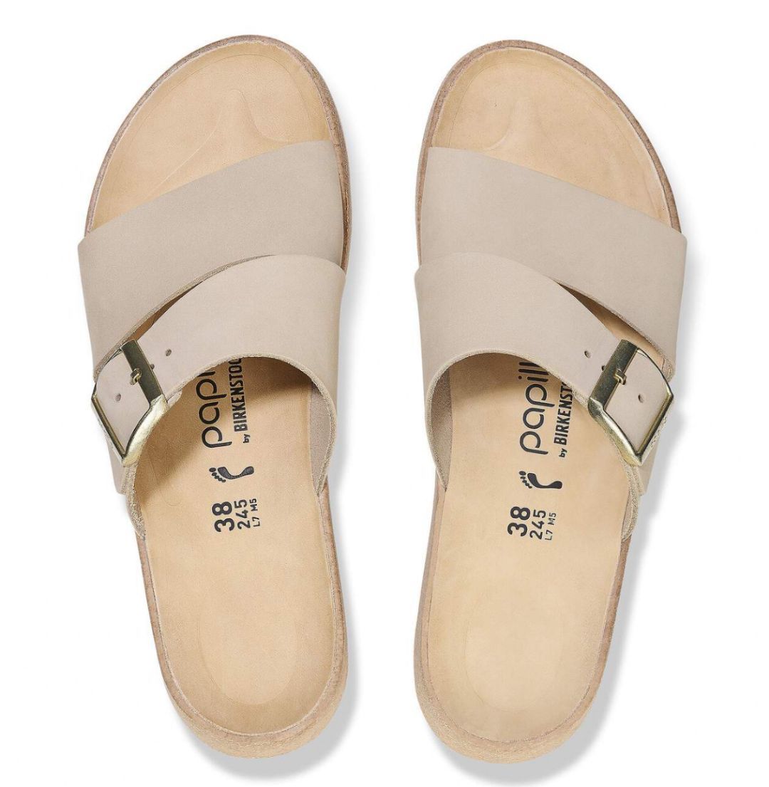 BIRKENSTOCK # ALMINA NUBUCK SANDCASTLE