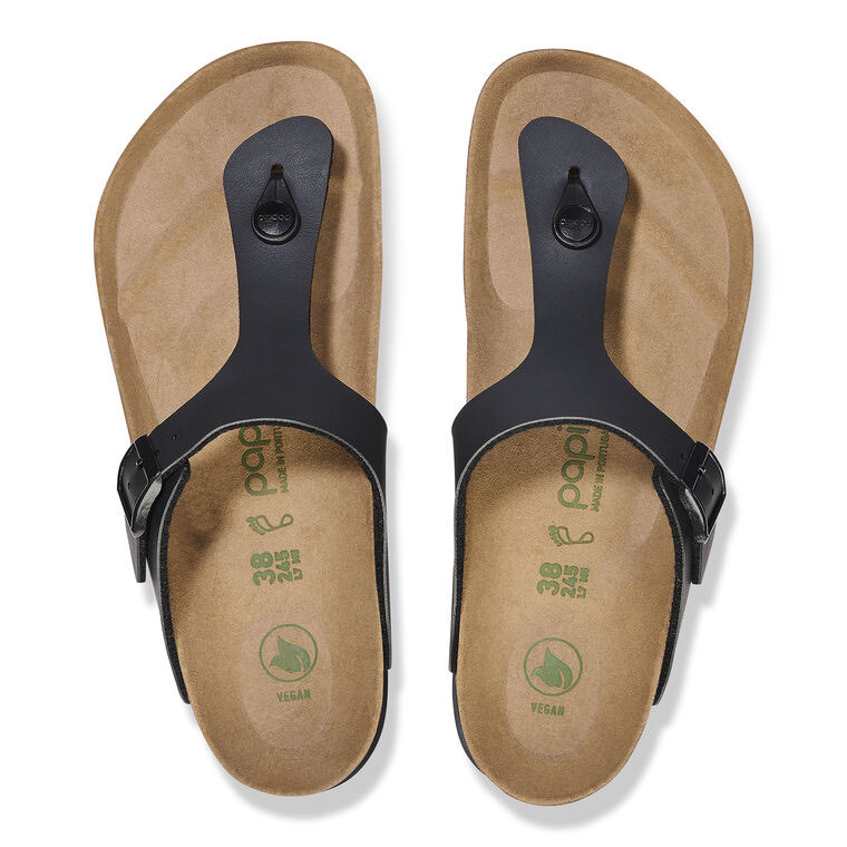 BIRKENSTOCK # GIZEH VEGAN PLATFORM NOIR