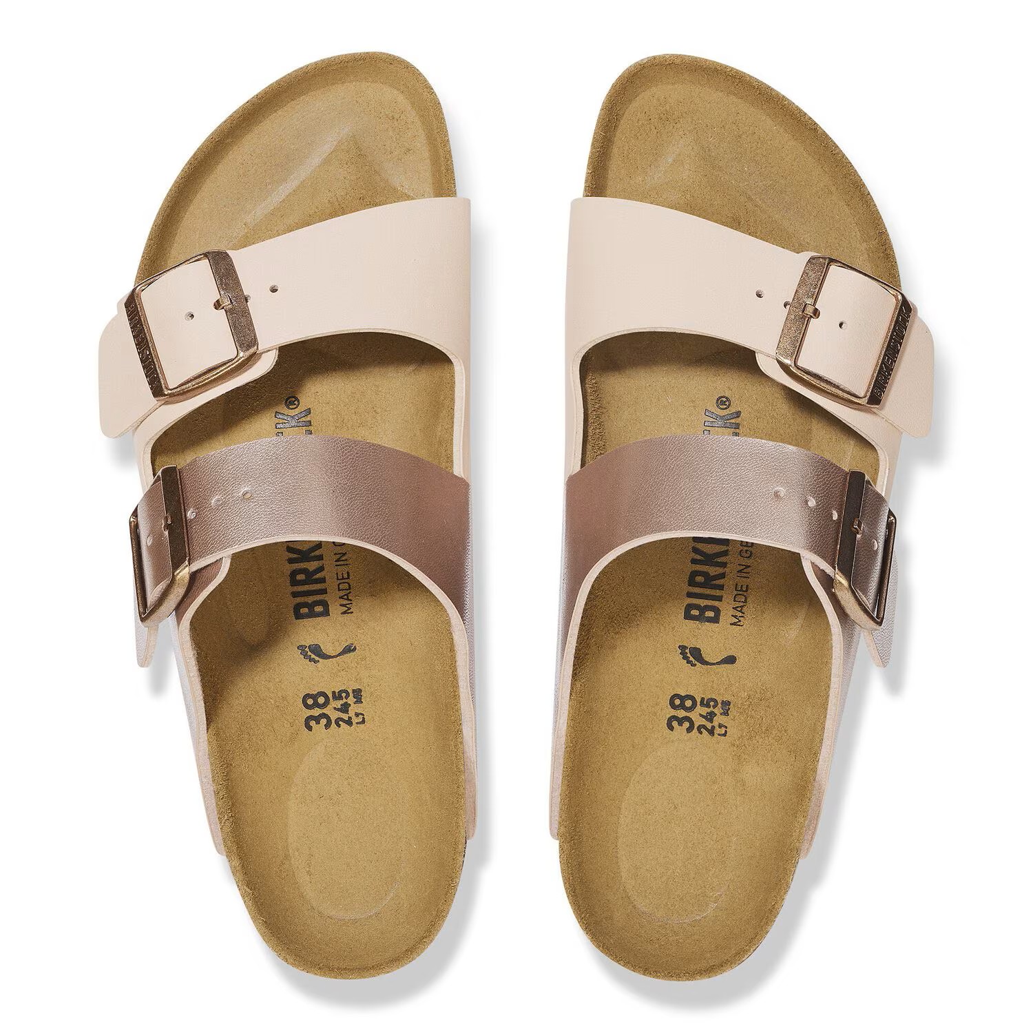 BIRKENSTOCK # ARIZONA SPLIT NEW BEIGE