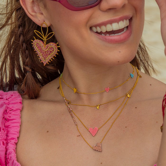 MISHKY # HEARTSY CHAINE ROSE