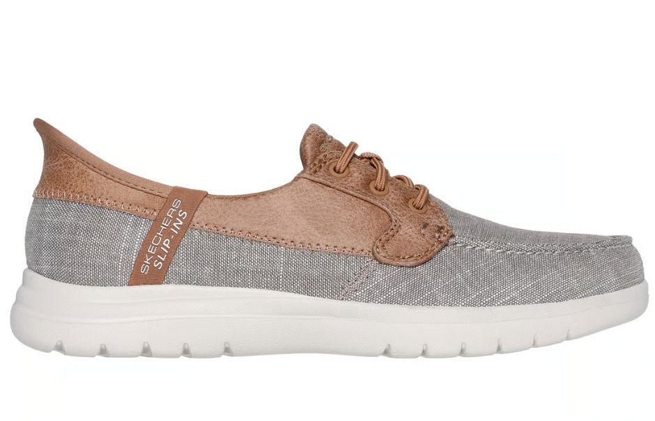 SKECHERS # ON THE GO FLEX TAUPE