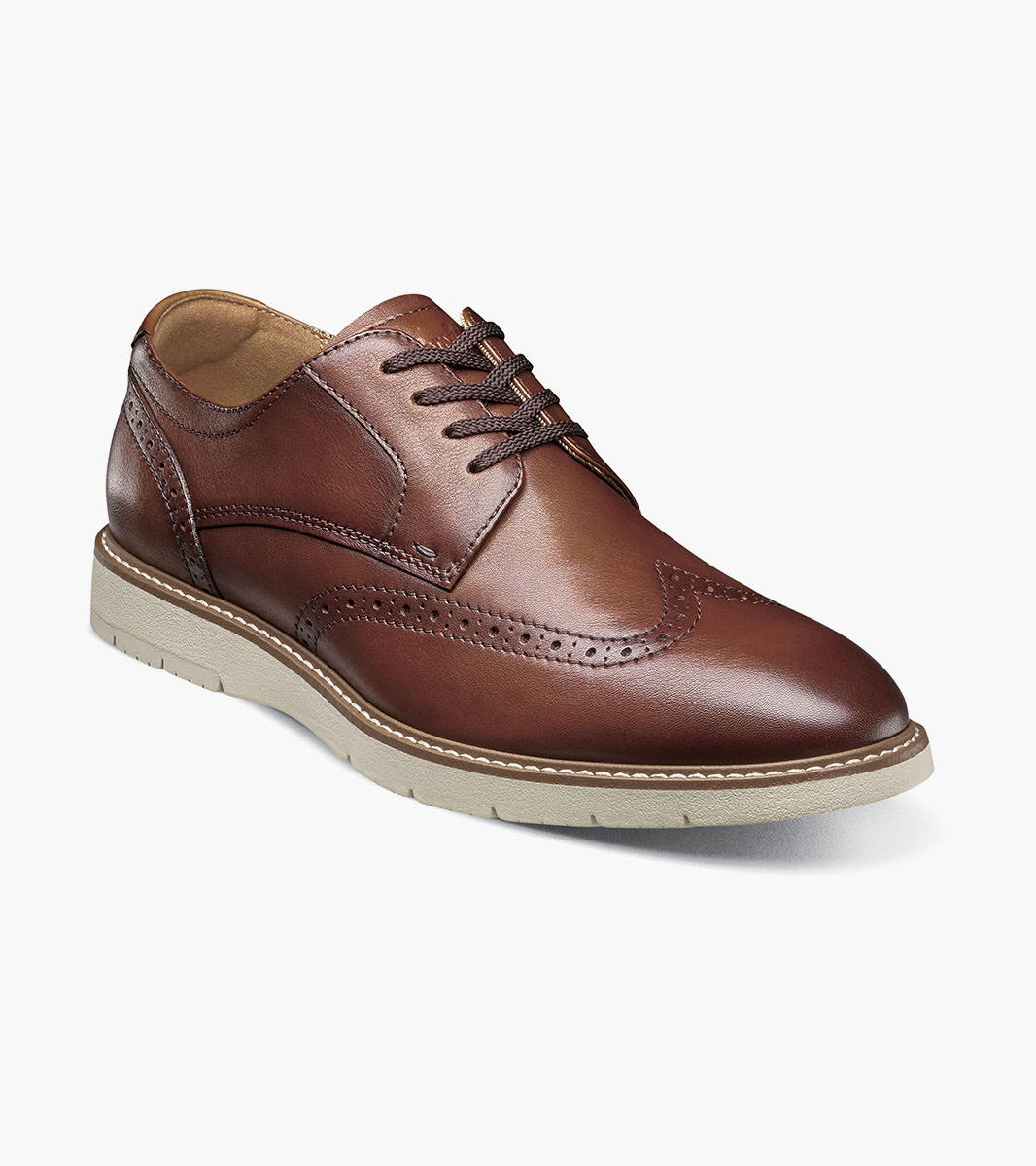 FLORSHEIM # VIBE WINGTIP OX COGNAC
