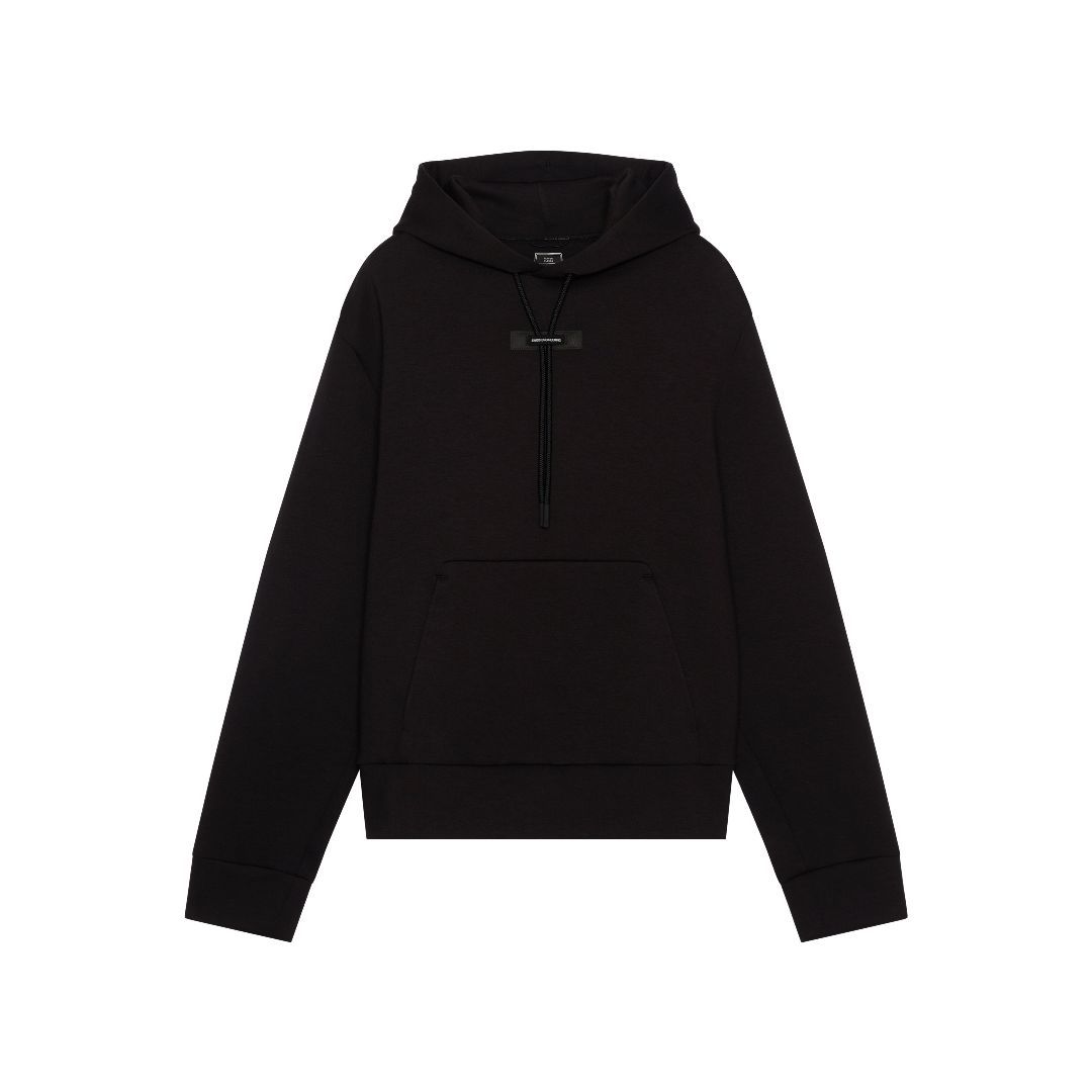 ON RUNNING # FOCUS TECH HOODIE NOIR