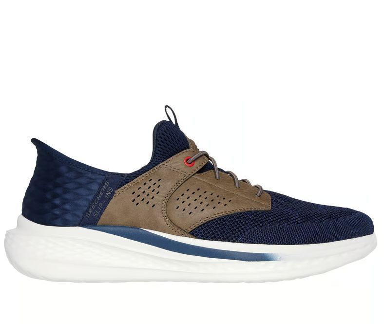 SKECHERS # CASTER SLADE NAVY/TAN