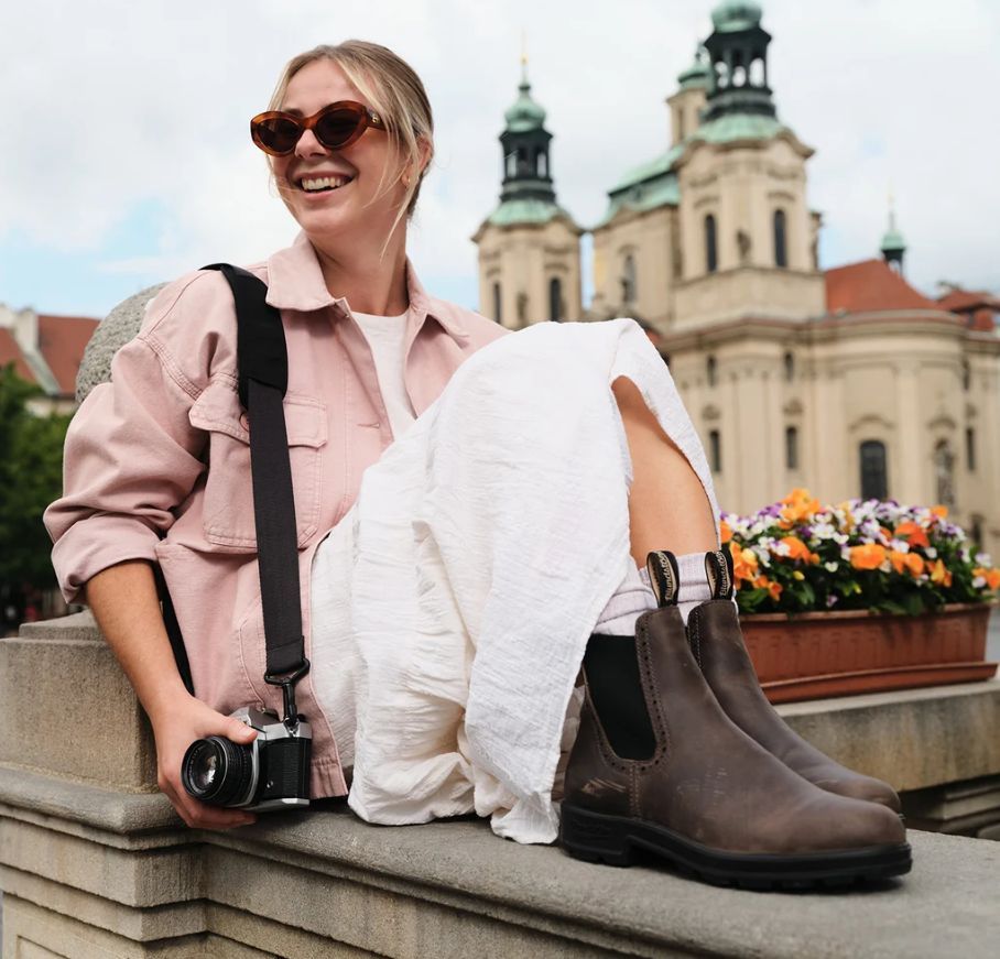 BLUNDSTONE # 2615 HIGH TOP CLAY
