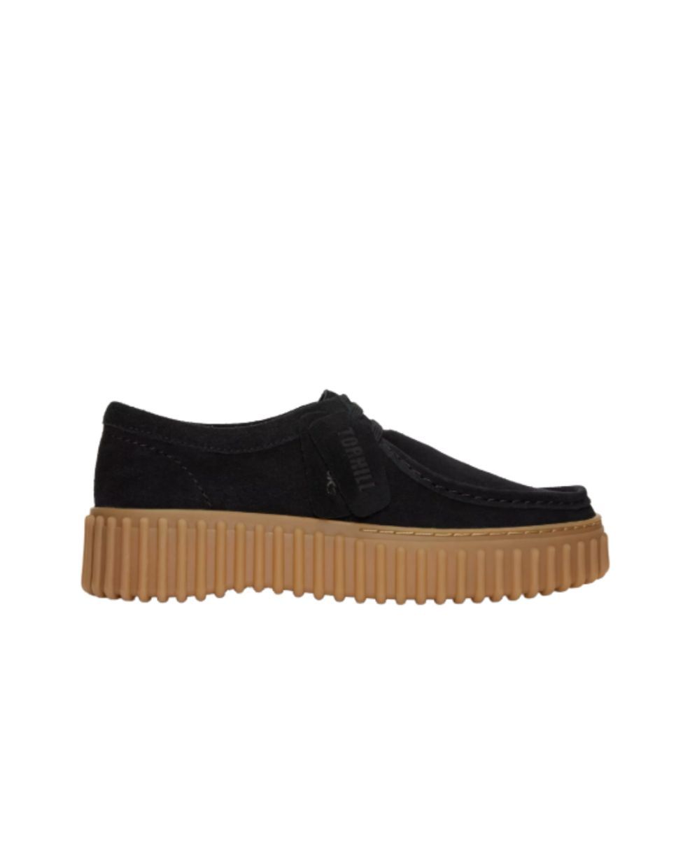CLARKS # TORNHILL BEE SUEDE NOIR