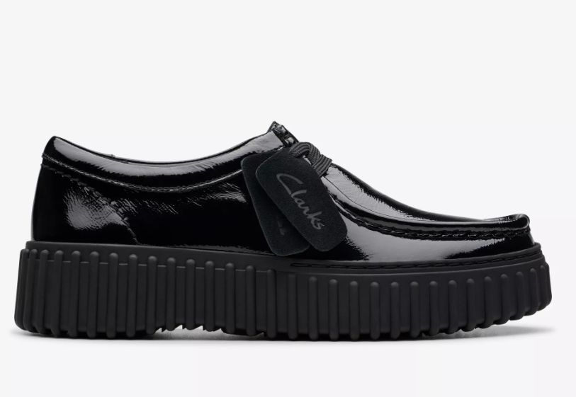 CLARKS # TORHILL BEE NOIR VERNIS