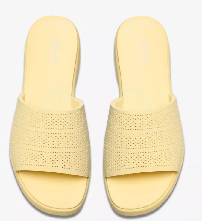 CLARKS DRIFT TWIST JAUNE PALE