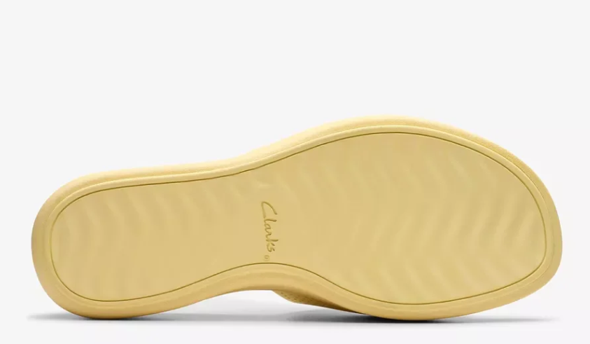 CLARKS DRIFT TWIST JAUNE PALE