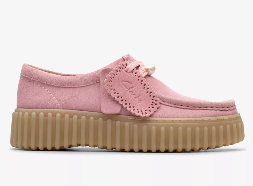 CLARKS # TORHILL BEE ROSE SUÈDE