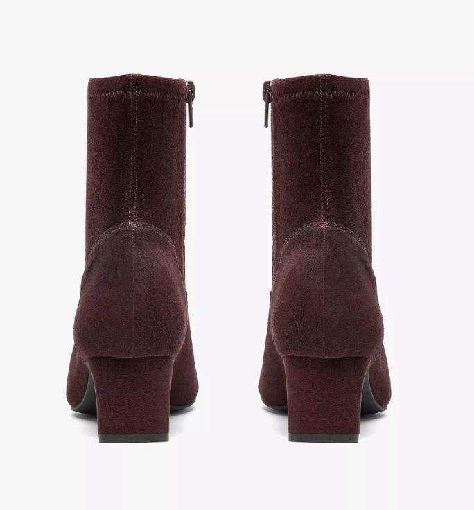 CLARKS # EDINA STRECH SUEDE STRETCH