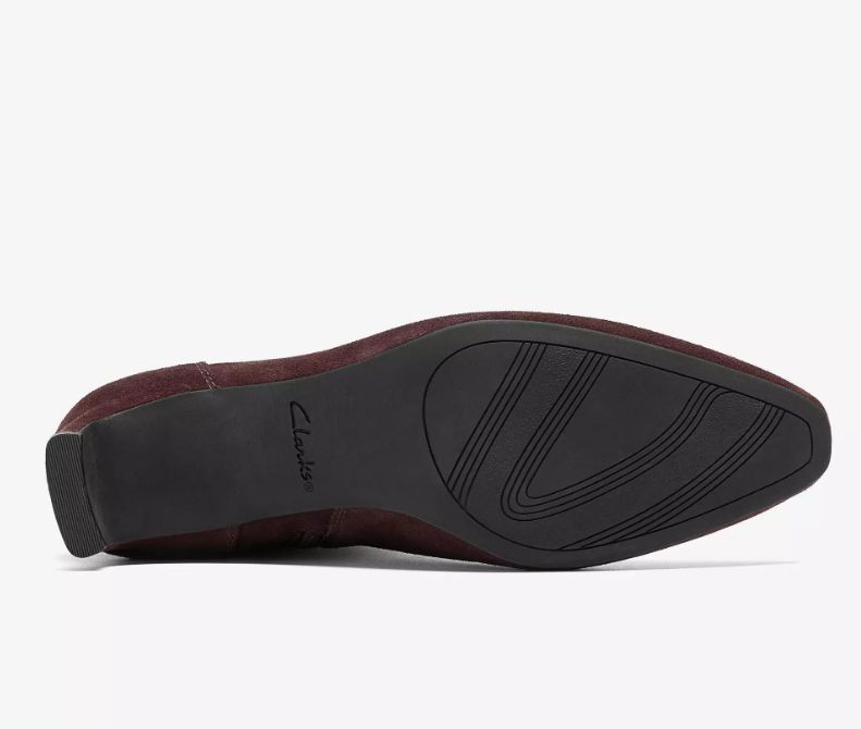 CLARKS # EDINA STRECH SUEDE STRETCH