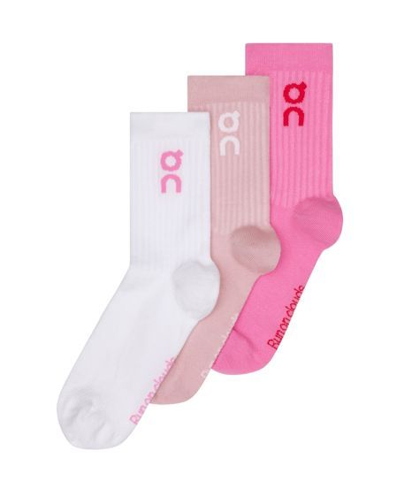ON # LOGO SOCK HIGH 3P MAUVE
