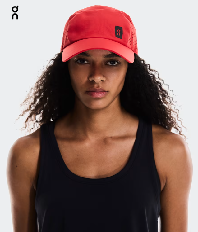 ON RUNNING # CASQUETTE LEGERE ROUGE