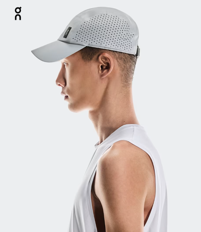 ON RUNNING # CASQUETTE LEGERE GRISE