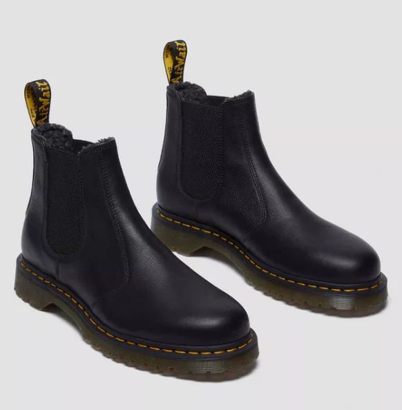 DR MARTENS # 2976 BLACK GRIZZLY HIVERNAL