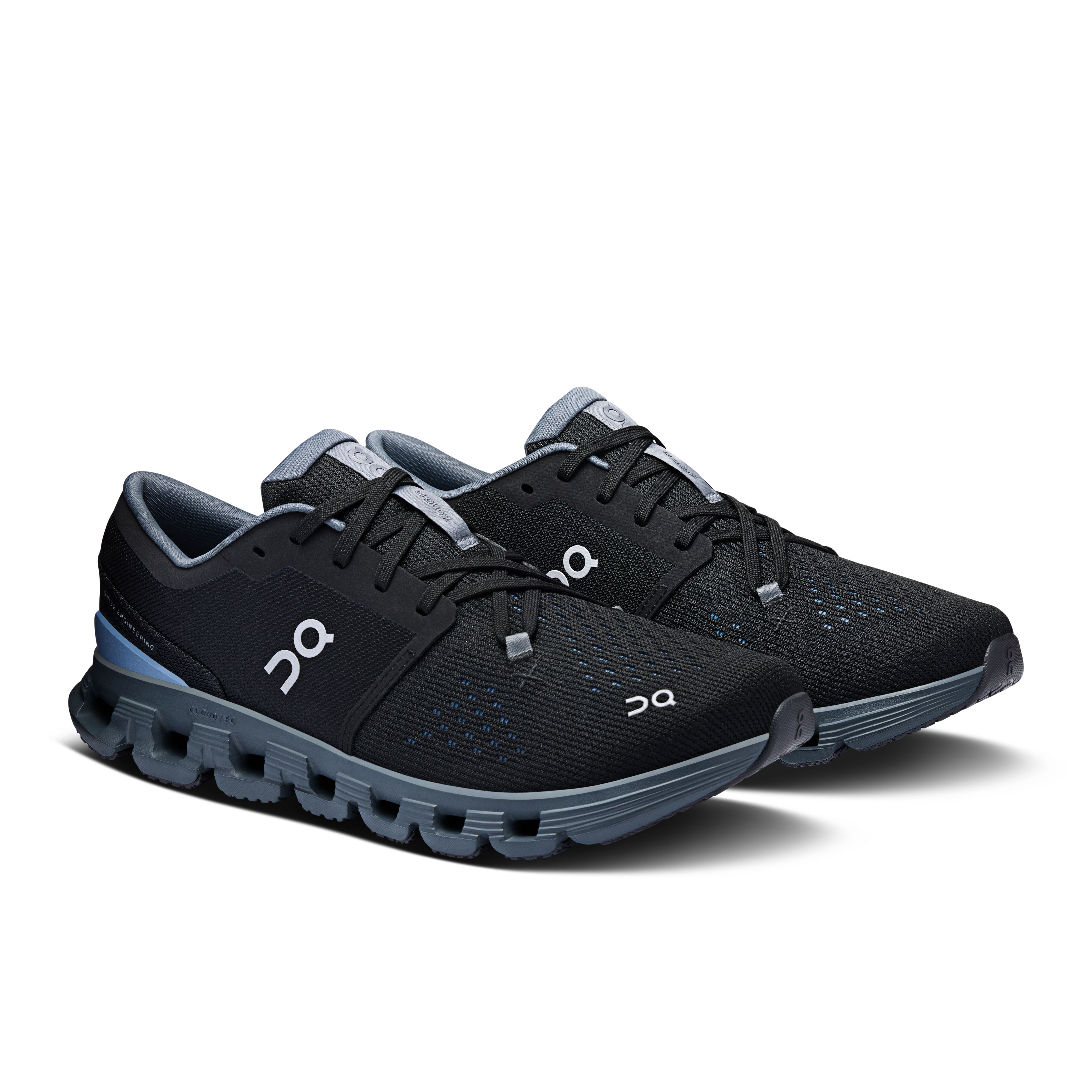 ON # CLOUD X4 NOIR/CHAMBRAY