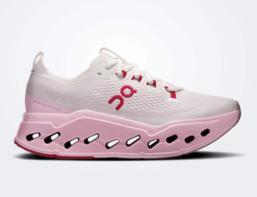 ON # CLOUDSURFER MAX IVORY/PEONY