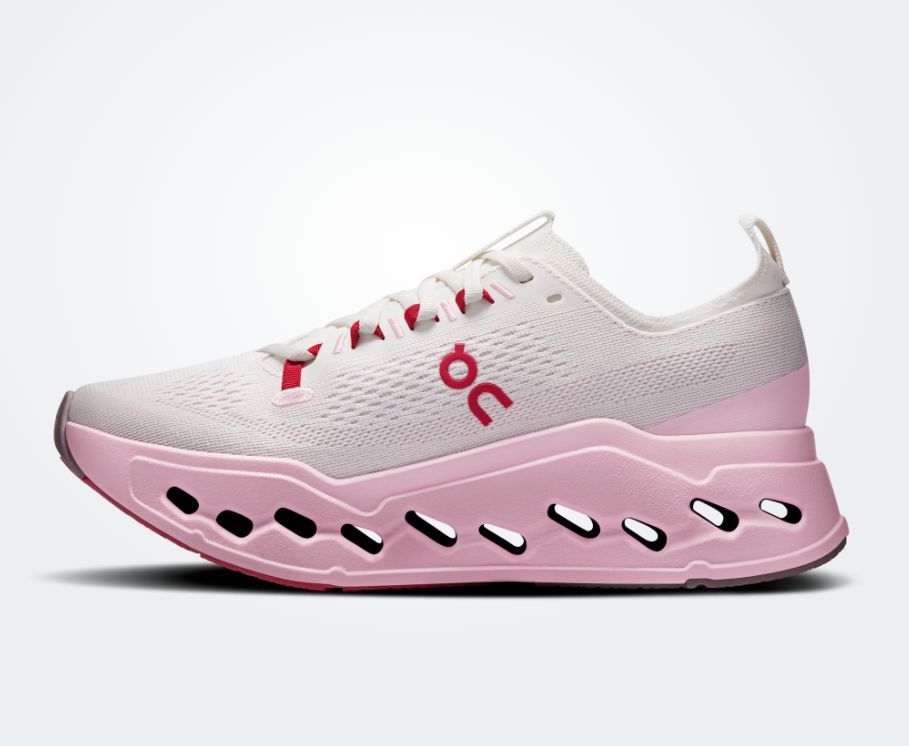 ON # CLOUDSURFER MAX IVORY/PEONY