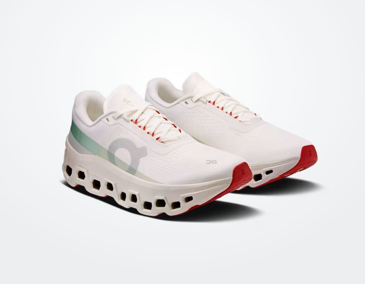 ON # CLOUDMONSTER 1 IVORY/CREEK