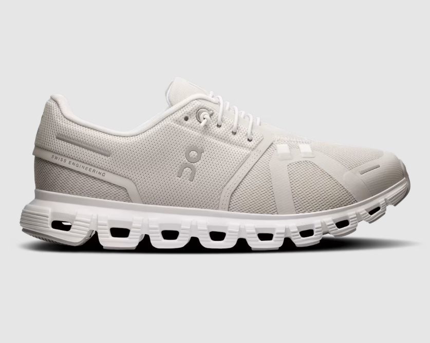 ON # CLOUD 6 WIDE PERLE/BLANC