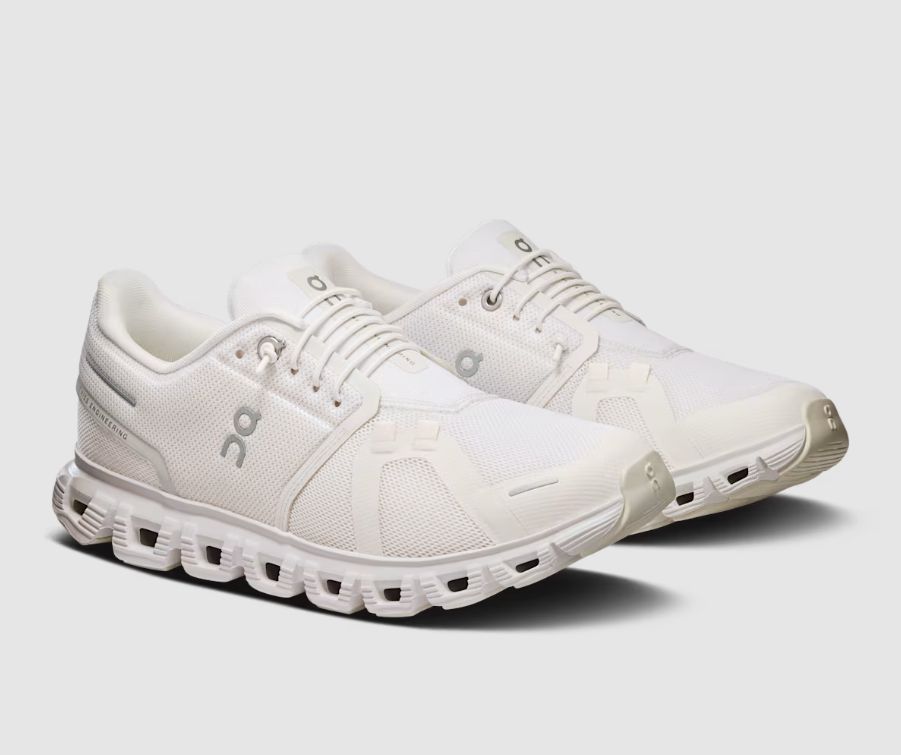 ON # CLOUD 6 WIDE BLANC