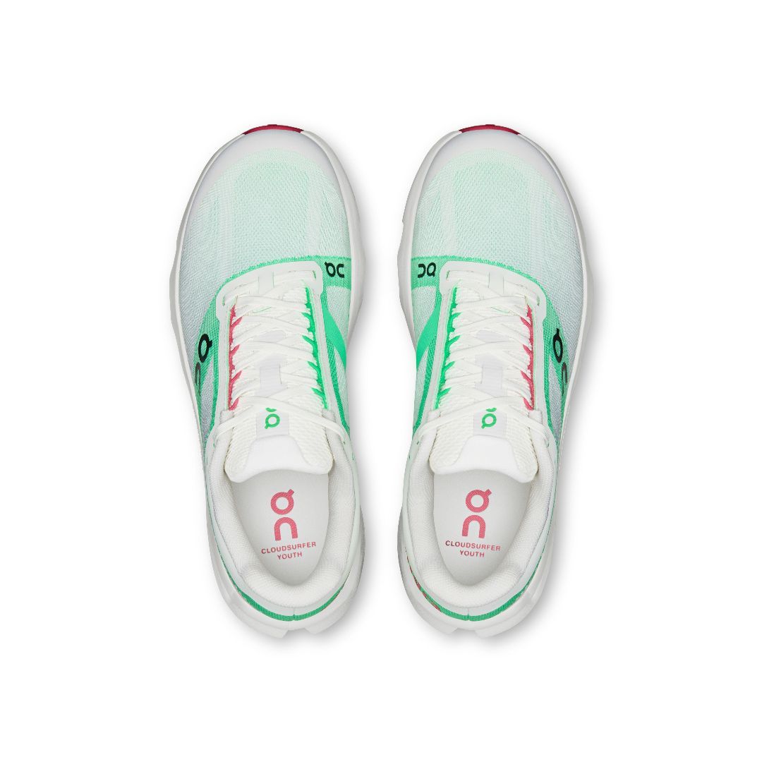 ON # CLOUD SURFER YOUTH VERDITE/IVORY