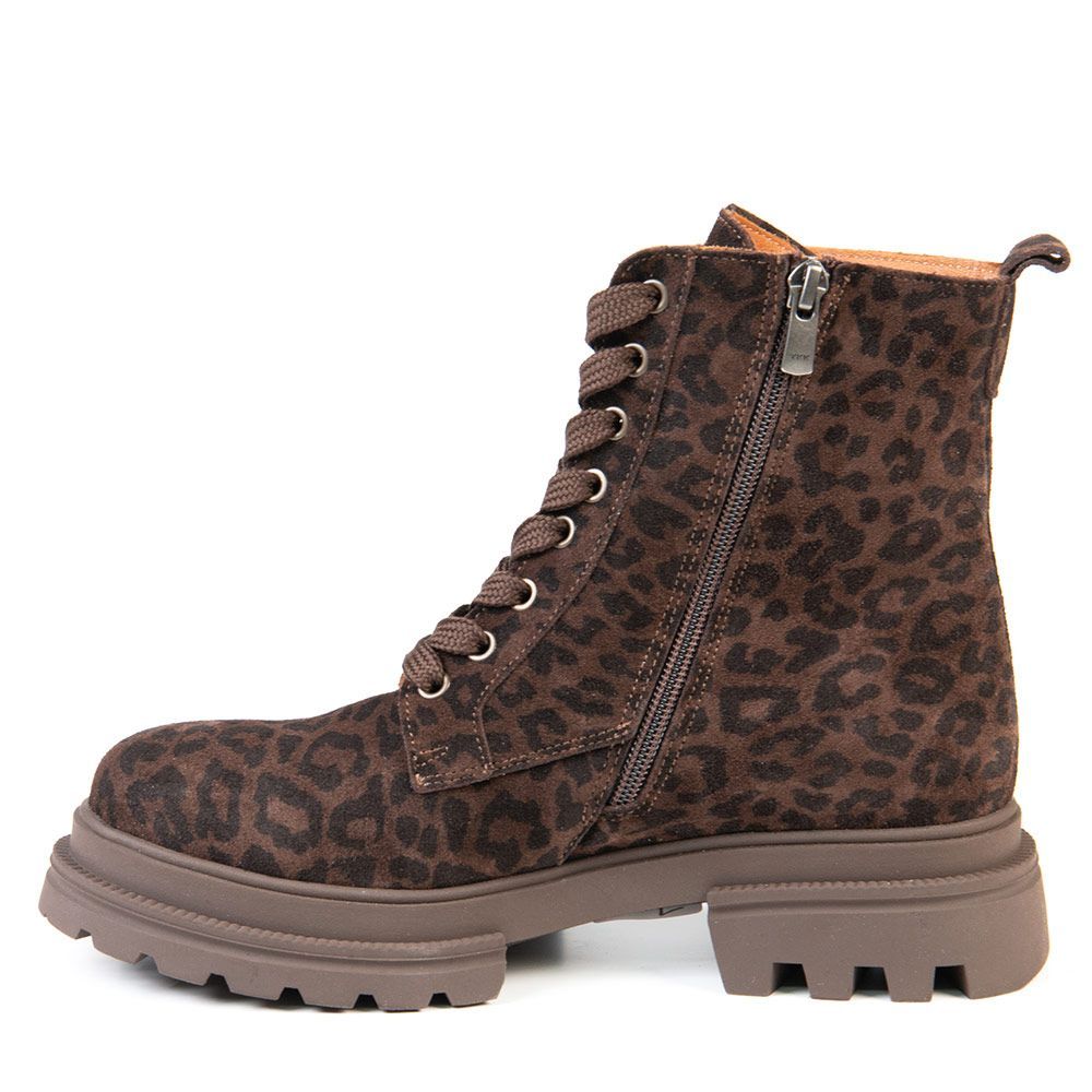 ANZIA # 40309 LEOPARD CUIR BRUN MULTI
