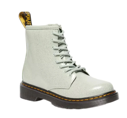 DR MARTENS # 1460 GLITTER SAGE GREEN